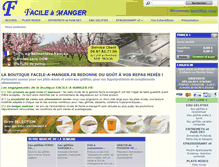 Tablet Screenshot of facile-a-manger.fr